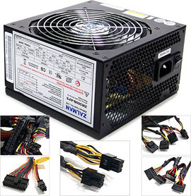 ATX 360W Quiet Power Supply (ZM360B-APS)